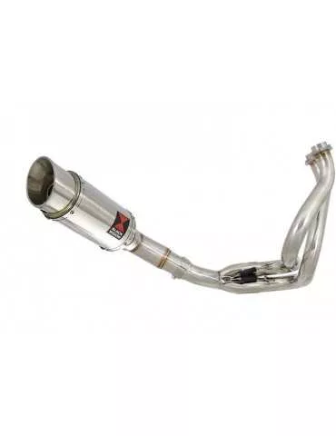 KLE 650 VERSYS 2007-2014 De Cat Ligne complètes + Rond Silencieux En Inox 200mm