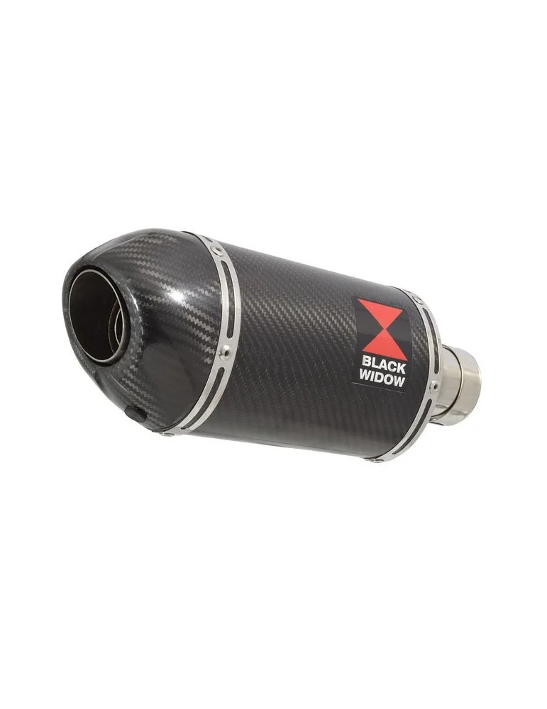 KLE 650 VERSYS 2007-2014 exhaust tube de raccord et Ovale En Carbone Silencieux + carbon tip 200mm