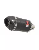KLE 650 VERSYS 2007-2014 exhaust tube de raccord et Ovale En Carbone Silencieux + carbon tip 200mm