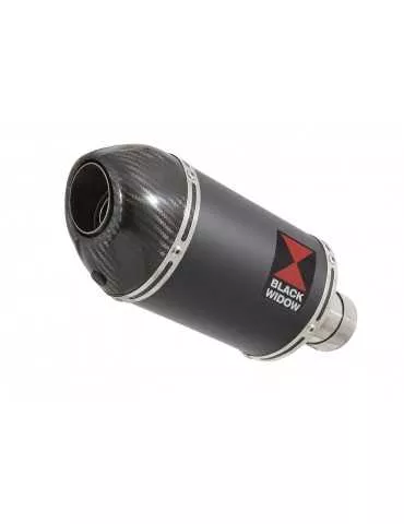 KLE 650 VERSYS 2015 - 2017 De Cat Ligne complètes + Ovale Black Stainless + Carbon Silencieux 200mm