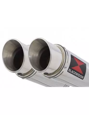 GPZ 500 S (EX500) 2-2 Exhaust Silencieux Kit & Rond GP Style Silencieux En Inox 360mm