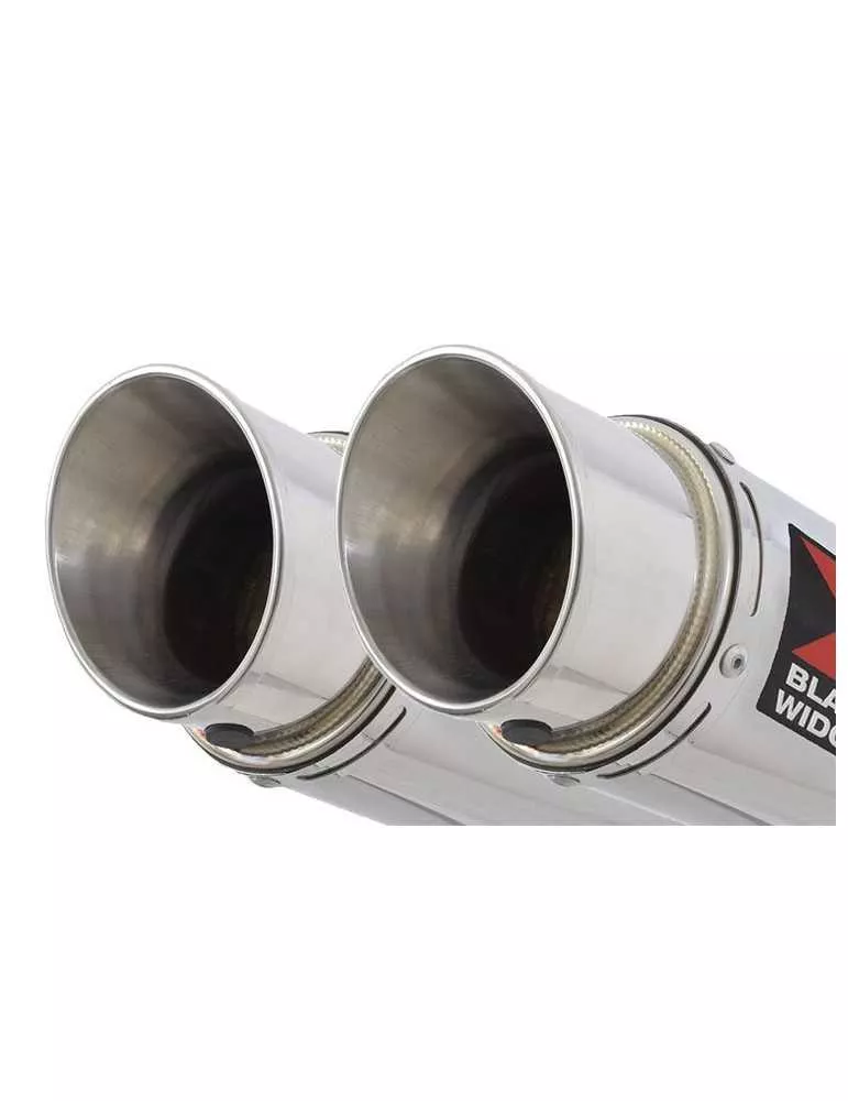 GPZ 500 S (EX500) 2-2 Exhaust Silencieux Kit & Rond GP Style Silencieux En Inox 230mm