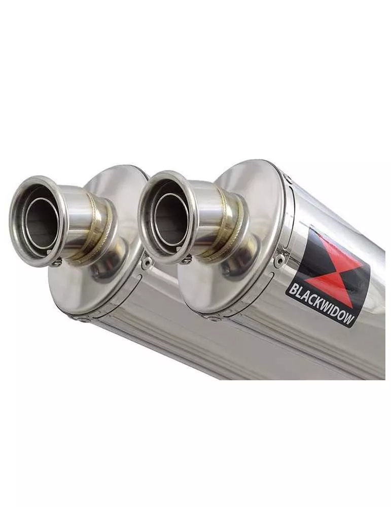 KAWASAKI GPZ1100 GPZ 1100 4-2 Ligne complète & Silencieux Ovale En Inox 400mm