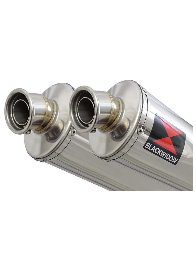 KAWASAKI GPZ1100 GPZ 1100 4-2 Ligne complète & Silencieux Ovale En Inox 300mm