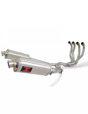 KAWASAKI GPZ1100 GPZ 1100 4-2 Ligne complète & Silencieux Ovale En Inox 300mm