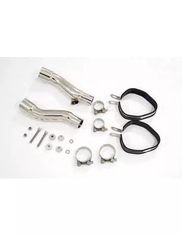 GPZ 500 (EX500) 2-2 Silencieux Kit & Silencieux Hexagonale En Carbone 300mm