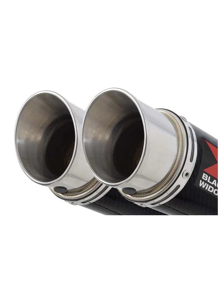 KAWASAKI GPZ1100 GPZ 1100 4-2 Ligne complète & Silencieux GP Rond En Carbone 350mm