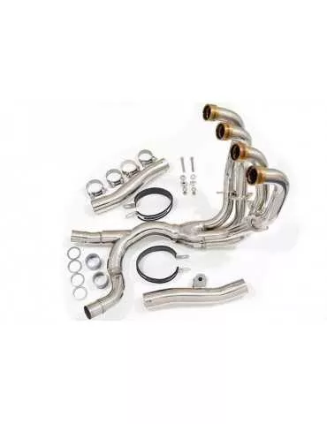 KAWASAKI GPZ1100 GPZ 1100 4-2 Ligne complète & Silencieux Rond GP Style Noir En Inox 360mm