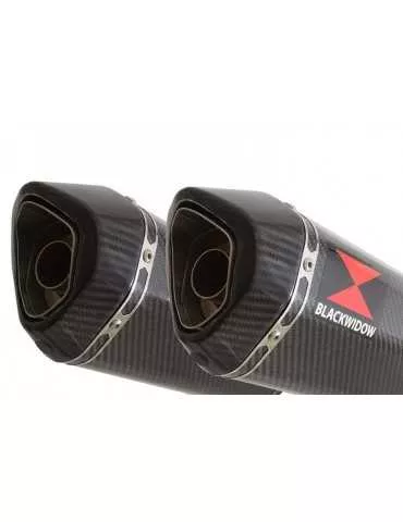 KAWASAKI GPZ1100 GPZ 1100 4-2 Ligne complète & Silencieux Hexagonale En Carbone + Canule en Carbone 300mm