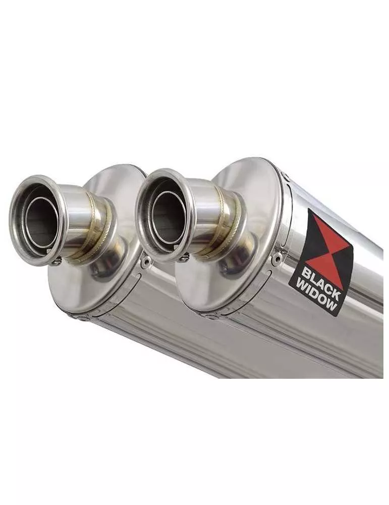 KAWASAKI GPZ1100 GPZ 1100 4-2 Ligne complète & Silencieux Ovale En Inox 230mm