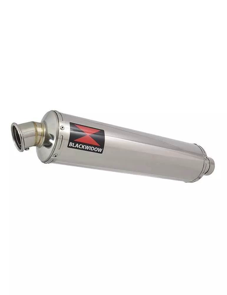 HONDA NT650 NT 650 DEAUVILLE Ligne complète & Silencieux Rond En Inox 450mm