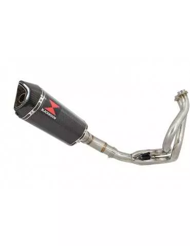 Kawasaki ER-6N ER-6F ER650 2005-2011 Passage Bas Decata Ligne complète + Silencieux Hexa Carbone 300mm