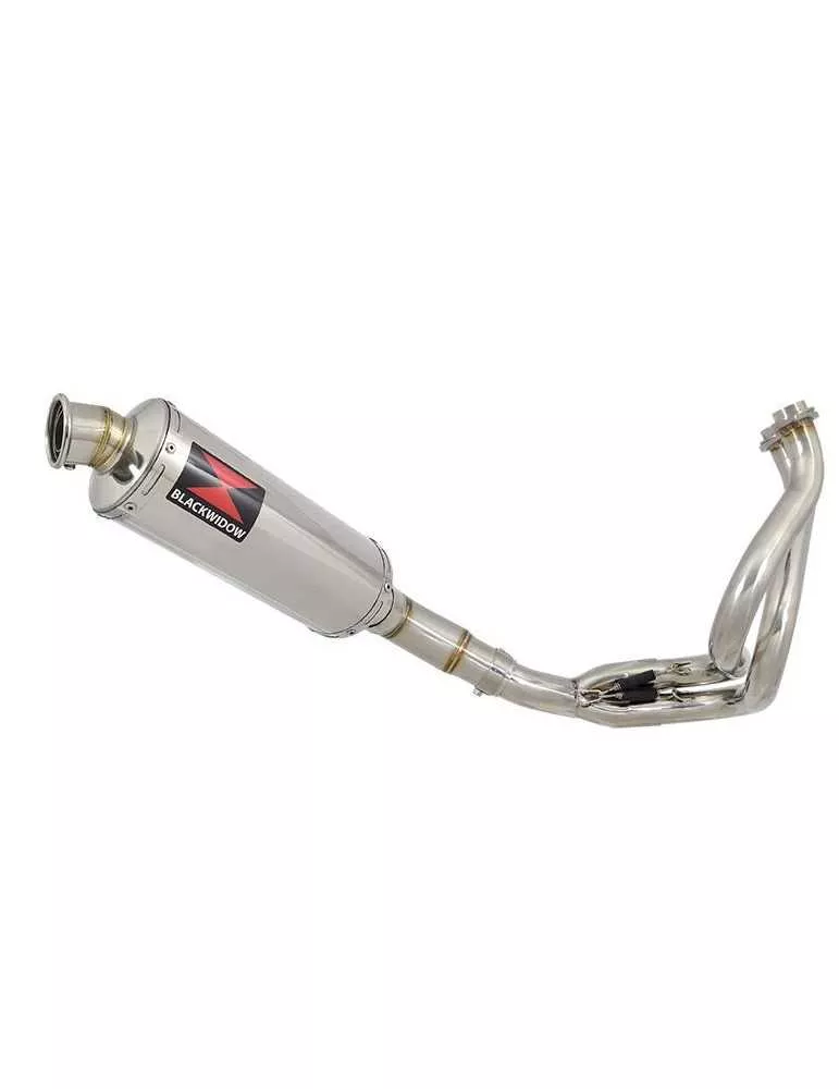 Kawasaki ER-6N ER-6F ER650 2005-2011 Passage Bas Decata Ligne complète + Silencieux Rond En Inox 300mm