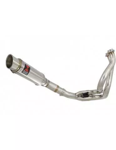 Kawasaki ER-6N ER-6F ER650 2005-2011 Passage Bas Decata Ligne complète + Silencieux Rond GP Style En Inox 230mm