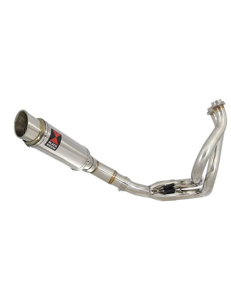 Kawasaki ER-6N ER-6F ER650 2005-2011 Passage Bas Decata Ligne complète + Silencieux Rond GP Style En Inox 230mm