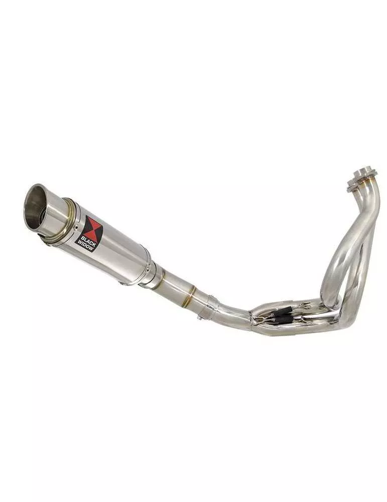 Kawasaki ER-6N ER-6F ER650 2005-2011 Passage Bas Decata Ligne complète + Silencieux Rond GP Style En Inox 230mm