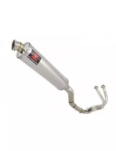 Kawasaki ER-6N ER-6F ER650 2005-2011 Passage Haut Decata Ligne complète + Silencieux Rond En Inox 400mm