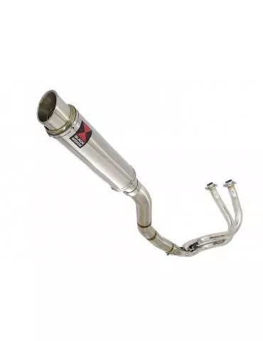 Kawasaki ER-6N ER-6F ER650 2005-2011 Passage Haut Decata Ligne complète + Silencieux Rond GP Style En Inox 350mm