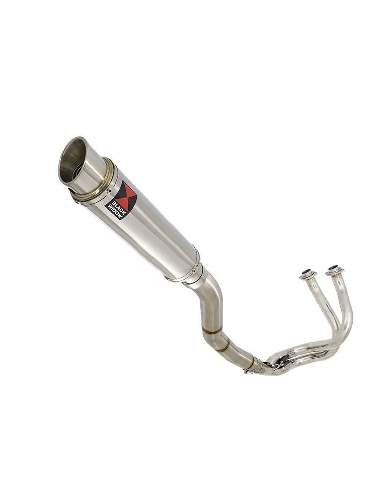 Kawasaki ER-6N ER-6F ER650 2005-2011 Passage Haut Decata Ligne complète + Silencieux Rond GP Style En Inox 350mm