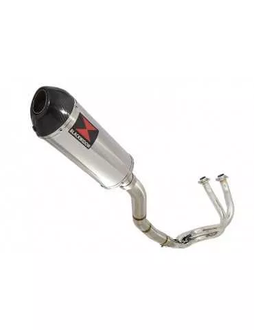 Kawasaki ER-6N ER-6F ER650 2005-2011 Passage Haut Decata Ligne complète + Silencieux Ovale En Inox + Carbone 300mm