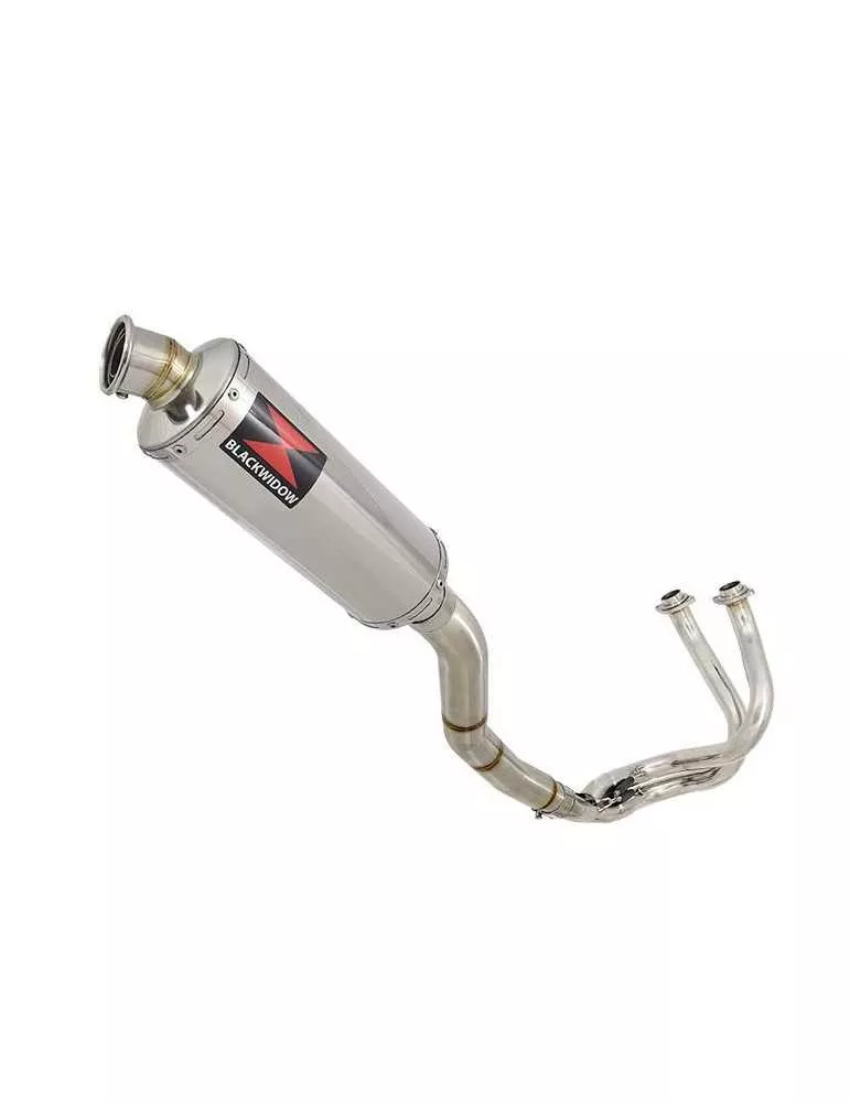Kawasaki ER-6N ER-6F ER650 2005-2011 Passage Haut Decata Ligne complète + Silencieux Rond En Inox 300mm