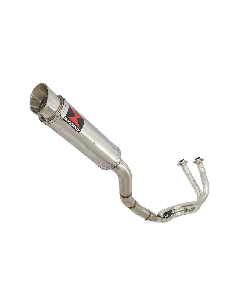 Kawasaki ER-6N ER-6F ER650 2005-2011 Passage Haut Decata Ligne complète + Silencieux Rond GP Style En Inox 360mm