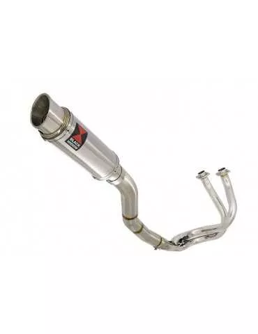 Kawasaki ER-6N ER-6F ER650 2005-2011 Passage Haut Decata Ligne complète + Silencieux Rond GP Style En Inox 230mm