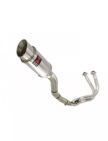 Kawasaki ER-6N ER-6F ER650 2005-2011 Passage Haut Decata Ligne complète + Silencieux Rond En Inox 200mm