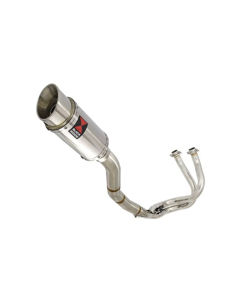 Kawasaki ER-6N ER-6F ER650 2005-2011 Passage Haut Decata Ligne complète + Silencieux Rond En Inox 200mm