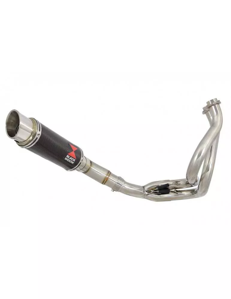 Kawasaki ER-6N ER-6F ER650E 2012-2017 Decata Ligne complète + Silencieux GP Rond En Carbone 230mm