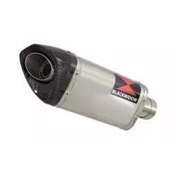 Kawasaki ER-6N ER-6F ER650E 2012-2017 Decata Ligne complète + Silencieux Tri Ovale en Inox + Carbone 250mm