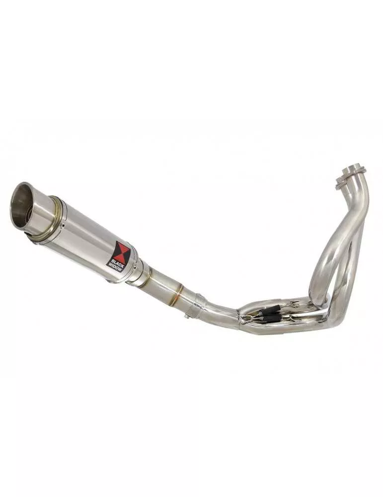 Kawasaki ER-6N ER-6F ER650E 2012-2017 Decata Ligne complète + Silencieux Rond GP Style En Inox 230mm