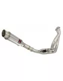 Kawasaki ER-6N ER-6F ER650E 2012-2017 Decata Ligne complète + Silencieux Rond GP Style En Inox 230mm