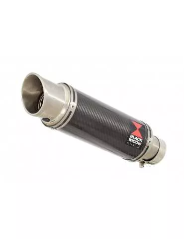 Kawasaki ER-6N ER-6F ER650E 2012-2017 Decata Ligne complète + Silencieux Rond GP Style en Carbone + Canule en Titane 230mm