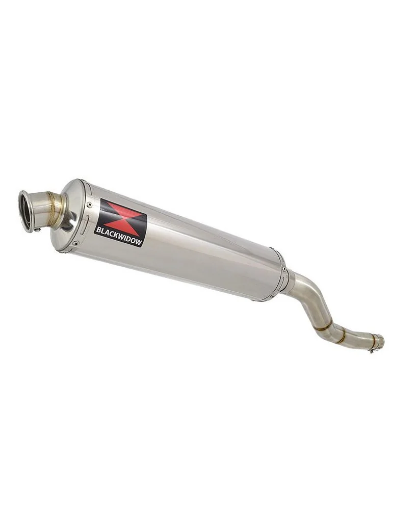 Kawasaki ER-6N ER-6F ER650 2005-2011 Passage Haut Tube de raccord et Silencieux Rond En Inox 400mm