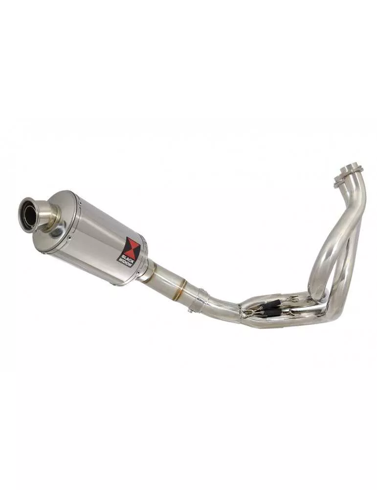 Kawasaki ER-6N ER-6F ER650E 2012-2017 Decata Ligne complète + Silencieux Ovale En Inox 230mm