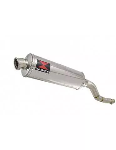 Kawasaki ER-6N ER-6F ER650 2005-2011 Passage Haut Tube de raccord et Silencieux Ovale En Inox 400mm