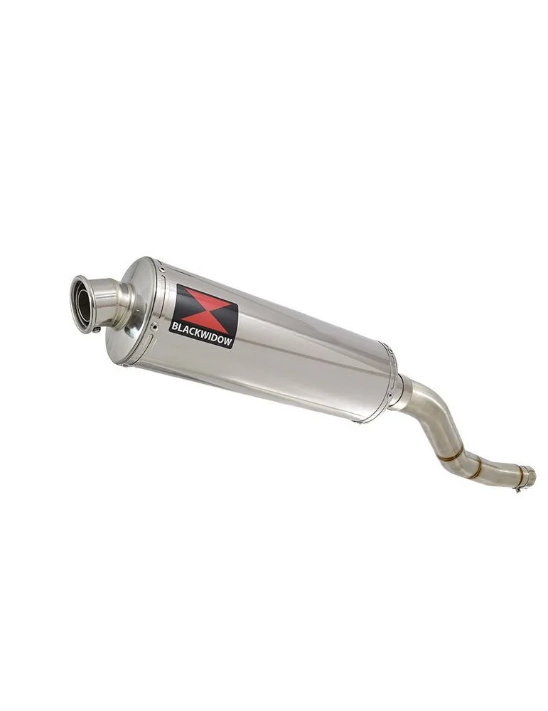 Kawasaki ER-6N ER-6F ER650 2005-2011 Passage Haut Tube de raccord et Silencieux Ovale En Inox 400mm