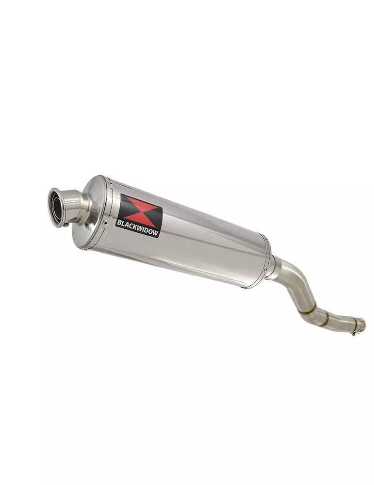Kawasaki ER-6N ER-6F ER650 2005-2011 Passage Haut Tube de raccord et Silencieux Ovale En Inox 400mm