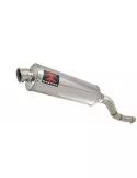 Kawasaki ER-6N ER-6F ER650 2005-2011 Passage Haut Tube de raccord et Silencieux Ovale En Inox 400mm