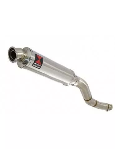 Kawasaki ER-6N ER-6F ER650 2005-2011 Passage Haut Tube de raccord et Silencieux Rond En Inox 350mm