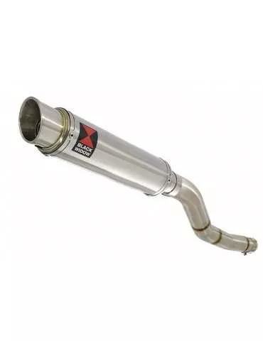 Kawasaki ER-6N ER-6F ER650 2005-2011 Passage Haut Tube de raccord et Silencieux Rond GP style En Inox 350mm