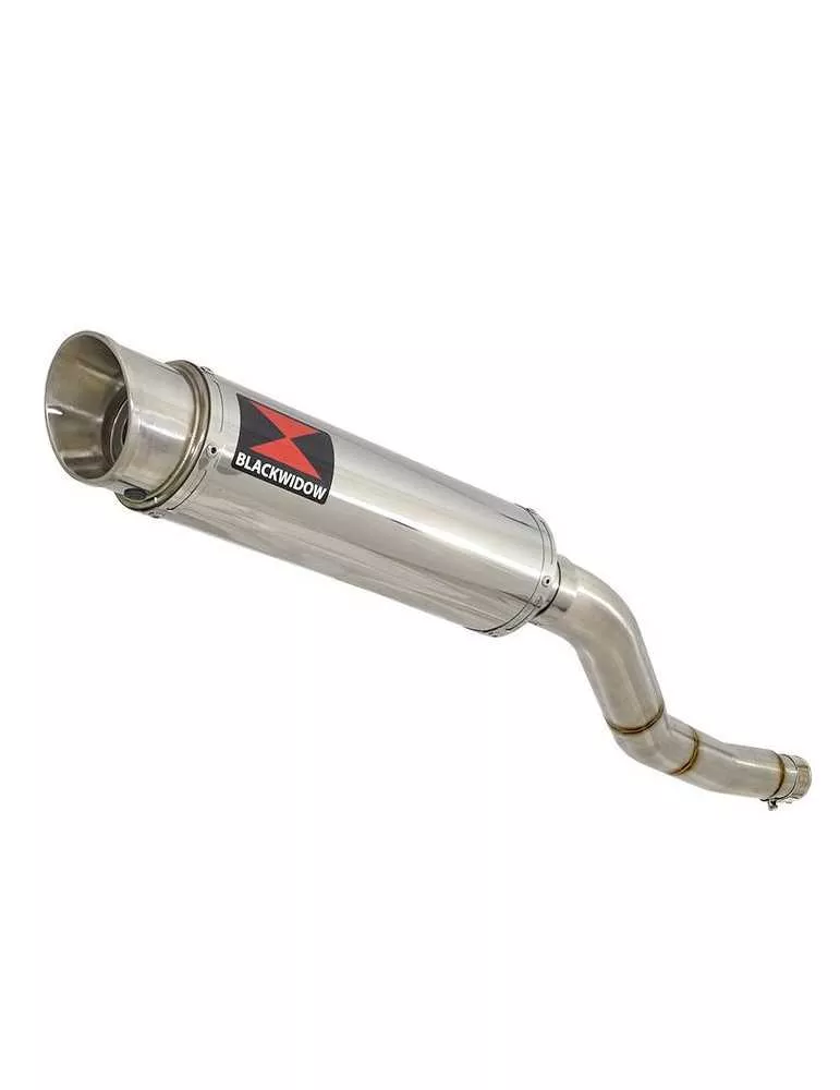 Kawasaki ER-6N ER-6F ER650 2005-2011 Passage Haut Tube de raccord et Silencieux Rond GP style En Inox 360mm