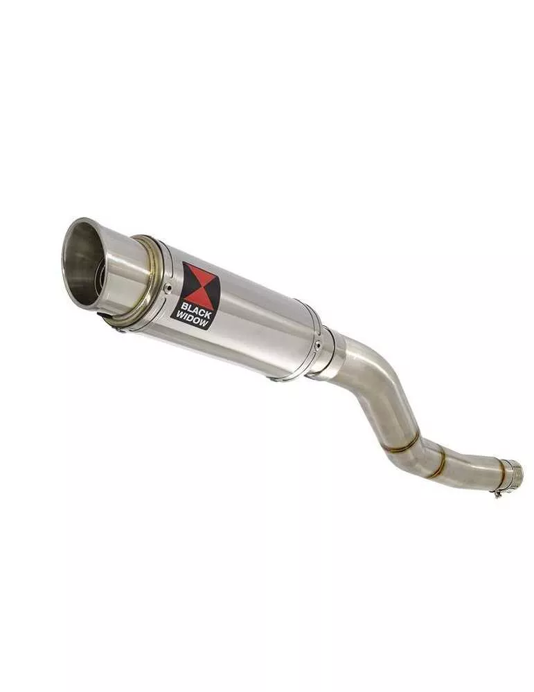 Kawasaki ER-6N ER-6F ER650 2005-2011 Passage Haut Tube de raccord et Silencieux Rond GP Style En Inox 230mm