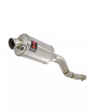 Kawasaki ER-6N ER-6F ER650 2005-2011 Passage Haut Tube de raccord et Silencieux Ovale En Inox 230mm