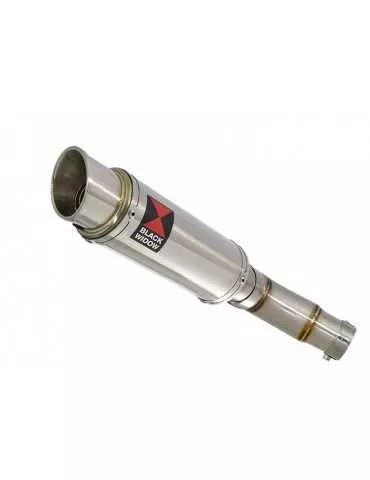 Kawasaki ER-6N ER-6F ER650 2005-2011 Passage Bas Tube de raccord et Silencieux Rond GP Style En Inox 230mm