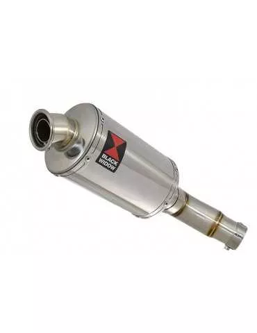 Kawasaki ER-6N ER-6F ER650 2005-2011 Passage Bas Tube de raccord et Silencieux Ovale En Inox 230mm