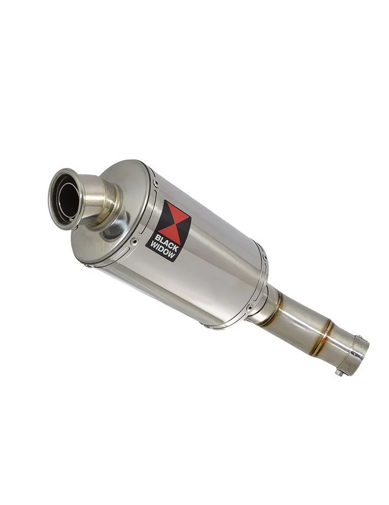 Kawasaki ER-6N ER-6F ER650 2005-2011 Passage Bas Tube de raccord et Silencieux Ovale En Inox 230mm