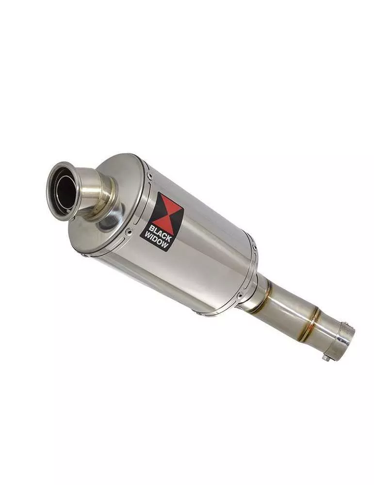 Kawasaki ER-6N ER-6F ER650 2005-2011 Passage Bas Tube de raccord et Silencieux Ovale En Inox 230mm