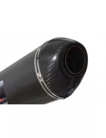 R1150 GS tube de raccord et Ovale En Carbone Silencieux + carbon 200mm